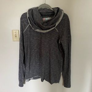 Free People Beach Grey Pullover Cowl Neck Sweater